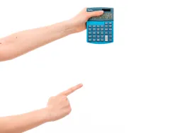 Calculatrice de bureau liderpapel xf28 12 chiffres double ligne couts ventes marge taxes solaire et piles