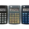 Calculatrice de poche liderpapel xf01 8 chiffres avec pile 99x64x9 mm pr sentoir de 16u