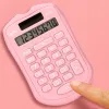 Calculatrice de poche liderpapel xf41 8 chiffres solaire et piles 94x59,5x10,5mm coloris rose
