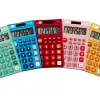 Calculatrice de poche liderpapel xf09 8 chiffres solaire et piles 115x65x8 mm presentoir de 16u