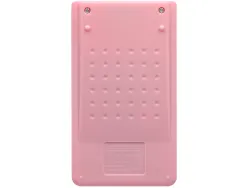Calculatrice de poche liderpapel xf12 8 chiffres solaire et piles 115x65x8 mm coloris rose