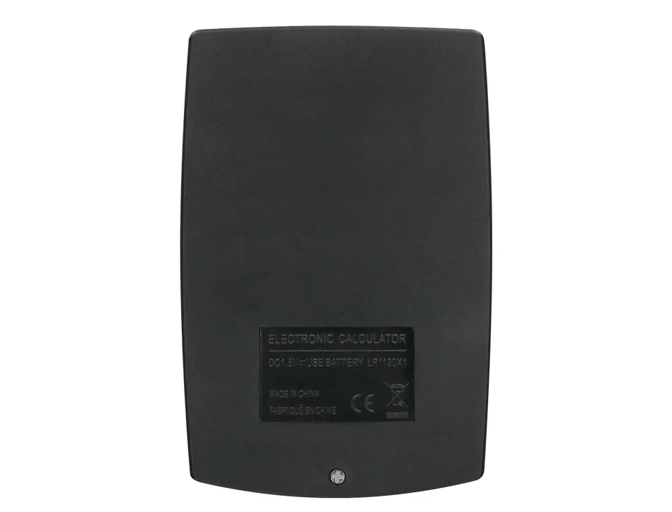 Calculatrice de poche liderpapel xf01 8 chiffres avec pile 99x64x9 mm coloris noir