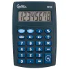 Calculatrice de poche liderpapel xf02 8 chiffres avec pile 99x64x9 mm coloris bleu