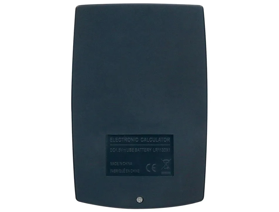 Calculatrice de poche liderpapel xf02 8 chiffres avec pile 99x64x9 mm coloris bleu