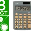 Calculatrice de poche xf05 8 chiffres solaire et piles 98x62x8 mm coloris gris