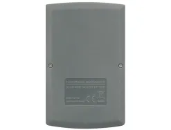 Calculatrice de poche xf05 8 chiffres solaire et piles 98x62x8 mm coloris gris