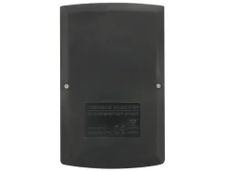 Calculatrice de poche xf05 8 chiffres solaire et piles 98x62x8 mm coloris noir