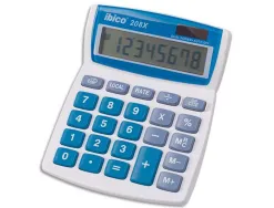 Calculatrice ibico bureau 208x 8 chiffres touche franc/euro addition soustraction écran pivotant 106x133x26mm 100g
