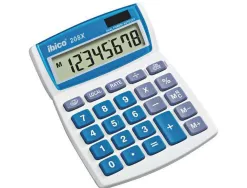 Calculatrice ibico bureau 208x ecran lcd 8 chiffres ecran inclinable blister