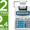 Calculatrice ibico 1214x imprimante 12 chiffres touche marge bénéficiaire 152x218x55mm 445g impression bicolore