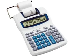 Calculatrice ibico 1214x imprimante 12 chiffres touche marge bénéficiaire 152x218x55mm 445g impression bicolore