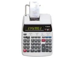 Calculatrice impression bicolore canon mp120 12 chiffres fonction horloge et calendrier