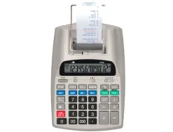 Calculatrice liderpapel imprimante professionnelle bicolore 12 chiffres 225x158x56mm coloris blanc