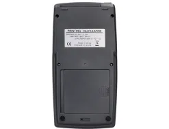 Calculatrice q-connect impression ecran 12 chiffres addition soustraction memoire 192x98x44mm coloris noir