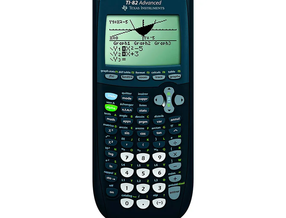 Calculatrice texas instrument graphique ti-82 advanced edition python 310x225x200mm