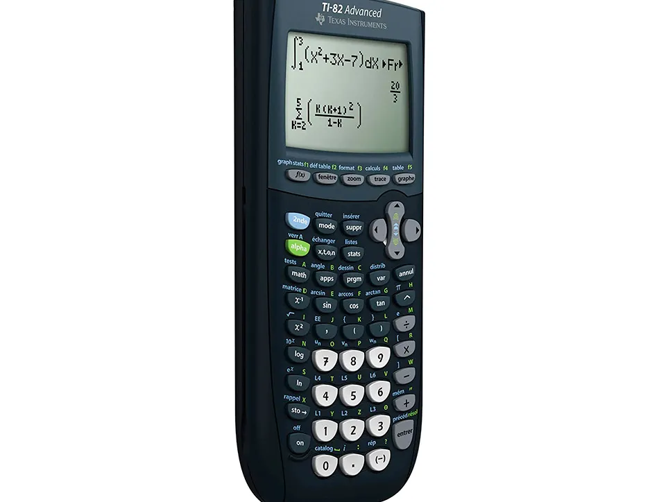 Calculatrice texas instrument graphique ti-82 advanced edition python 310x225x200mm
