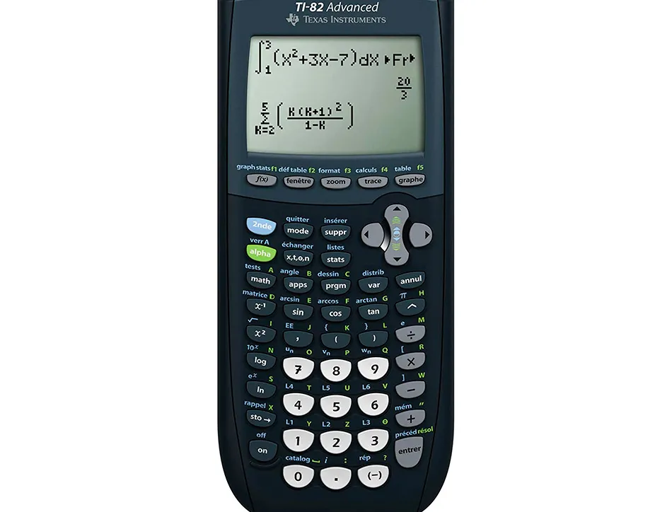 Calculatrice texas instrument graphique ti-82 advanced edition python 310x225x200mm
