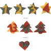 Calendrier de l avent graine creative noel chiffres en feutrine adhesifs sachet de 24 pieces