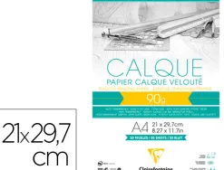 Calque 21x29.7 90/95g bloc 50f