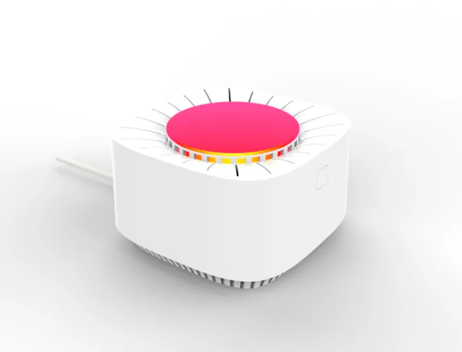 Capteur de co2 alerte par variation de couleur avec alarme automatique et connection wifi