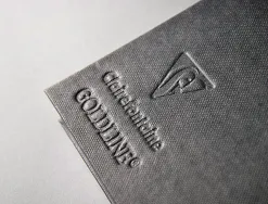 Carnet spirale goldline a4 couverture noir portrait 21x29,7cm 140g 64f