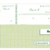 Carnet à souche exacompta reçus 165x105mm 50 feuillets prédécoupés 95g papier chèque amagnétique