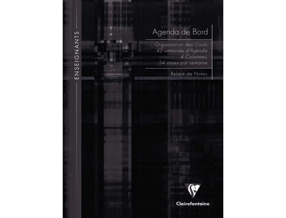 Carnet bord broché clairefontaine pour enseignants a4 21x29,7cm 144 pages