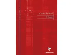 Carnet bord piqué clairefontaine pour enseignants a4 21x29,7cm 44 pages