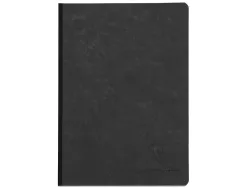 Carnet brochure clairefontainenomaddict 148x210mm 192 pages reglure lignee coloris noir