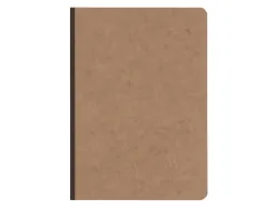 Carnet brochure clairefontainenomaddict 148x210mm 192 pages reglure lignee coloris tabac
