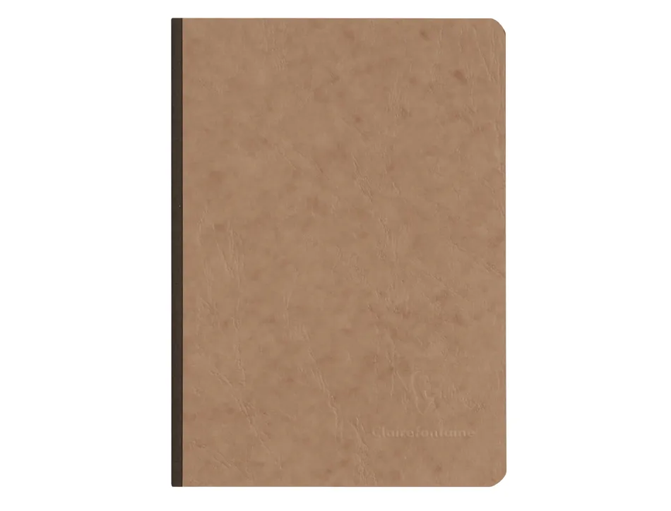Carnet brochure clairefontainenomaddict 148x210mm 192 pages reglure lignee coloris tabac