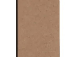Carnet brochure clairefontainenomaddict 148x210mm 192 pages reglure lignee coloris tabac