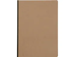 Carnet brochure clairefontainenomaddict 210x297mm 192 pages reglure unie coloris tabac