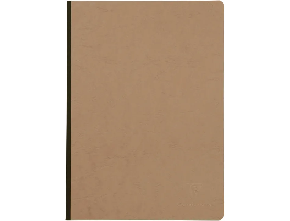 Carnet brochure clairefontainenomaddict 210x297mm 192 pages reglure unie coloris tabac