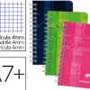 Carnet clairefontaine reliure intégrale papier vélin velouté couverture pelliculée lavable 7,5x12cm 100 pages 90g 4x4mm