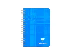 Carnet clairefontaine reliure intégrale papier vélin velouté couverture pelliculée lavable 9x14cm 180 pages 90g 5x5mm