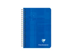 Carnet clairefontaine reliure intégrale papier vélin velouté couverture pelliculée lavable 9x14cm 100 pages 90g 5x5mm