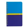 Carnet conquérant sept reliure intégrale papier surfin 70g couverture carte couchée vernie 250g 9x14cm 100 pages 5x5mm