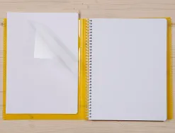 Carnet de dessin koverbook a4 2 rabats pochette couleurs assorties 22,5x29,7 cm blanc 125g 100 pages