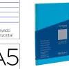 Carnet eq plus fabriano a5 lign e turquoise 90g 80f