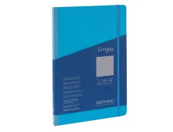 Carnet eq plus fabriano a5 lign e turquoise 90g 80f