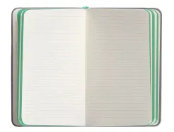 Carnet fermeture elastique turquoise antartik notes couverture rigide a6 ligne 100feuilles 80gr fsc coloris gris