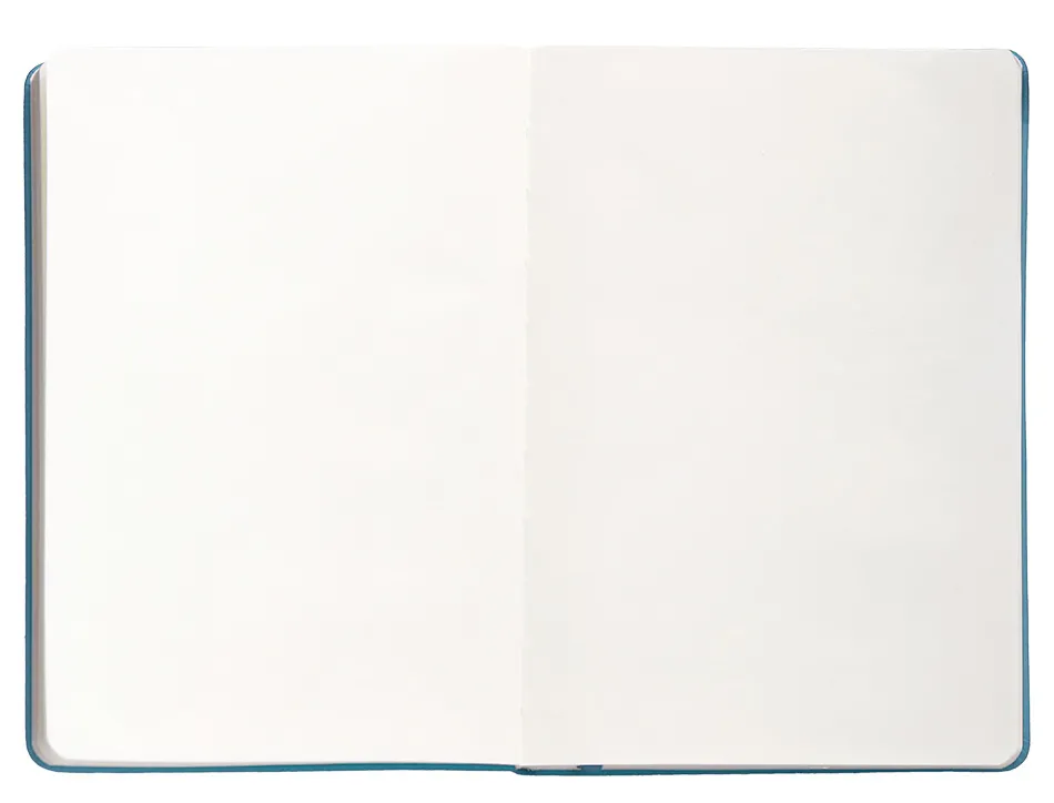 Carnet fermeture elastique antartik notes couverture rigide a5 papier uni ivoire 100 feuilles 80gr fsc bleu ciel