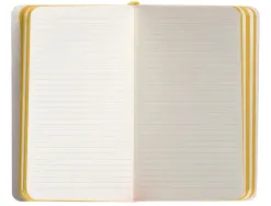 Carnet fermeture elastique jaune antartik notes couverture souple a6 ligne 100 feuilles 80gr fsc coloris lilas