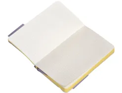 Carnet fermeture elastique jaune antartik notes couverture souple a6 ligne 100 feuilles 80gr fsc coloris lilas