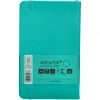 Carnet fermeture elastique antartik notes couverture rigide a6 papier uni ivoire 100 feuilles 80gr fsc turquoise