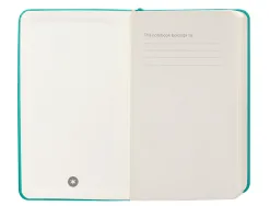 Carnet fermeture elastique antartik notes couverture rigide a6 papier uni ivoire 100 feuilles 80gr fsc turquoise