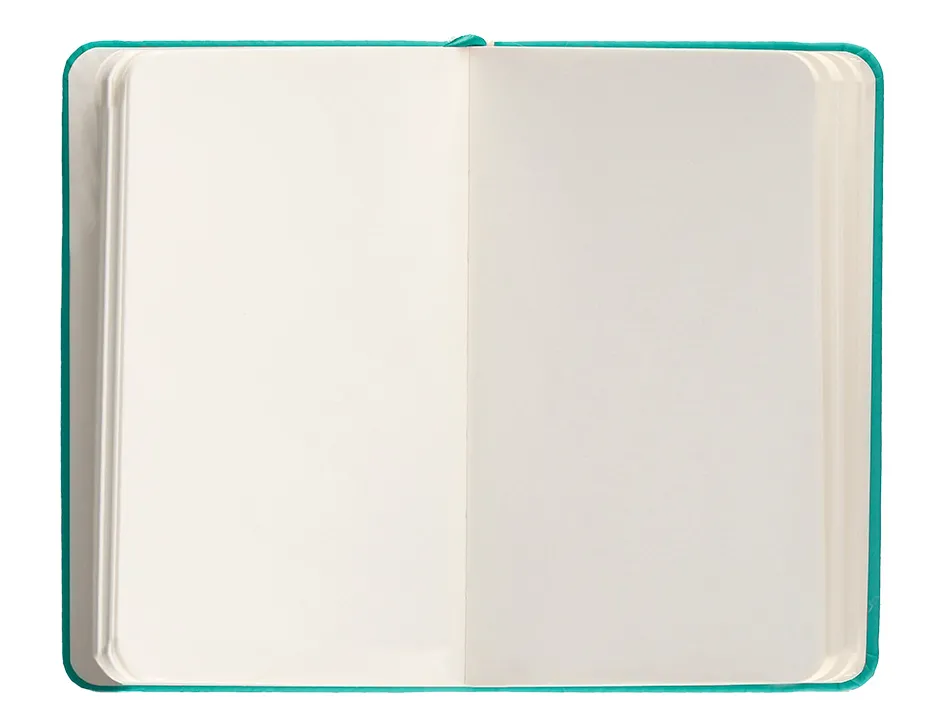 Carnet fermeture elastique antartik notes couverture rigide a6 papier uni ivoire 100 feuilles 80gr fsc turquoise
