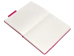 Carnet fermeture elastique antartik notes couverture rigide a5 ligne 100 feuilles 80gr fsc coloris framboise