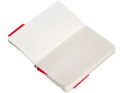 Carnet fermeture elastique antartik notes couverture souple a6 ligne 100 feuilles 80gr fsc coloris rouge